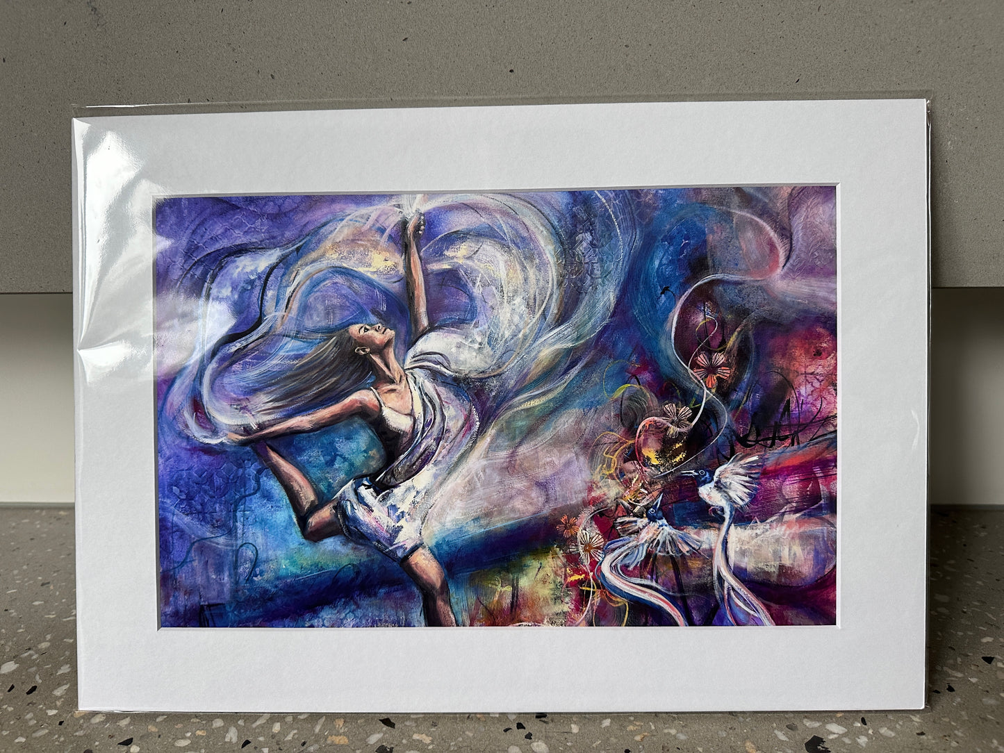 Dance of Freedom A4 Print in A3 Mount