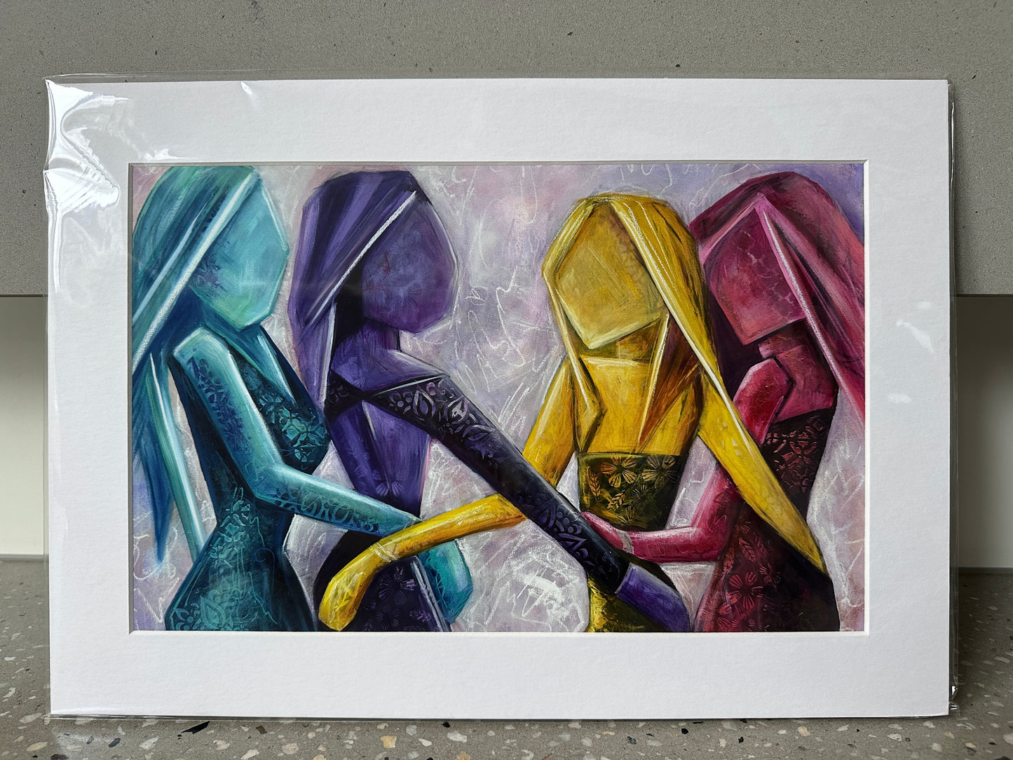 In This Together A4 Print in A3 Mount