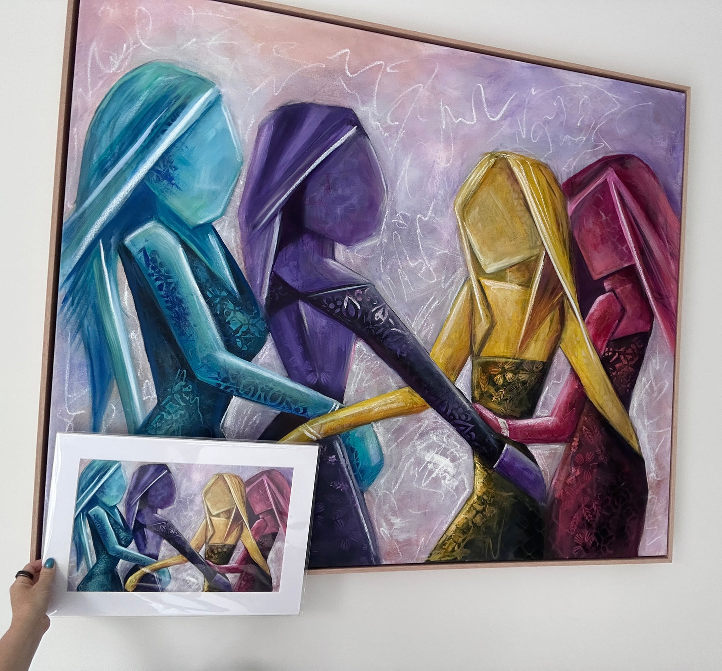 In This Together A4 Print in A3 Mount